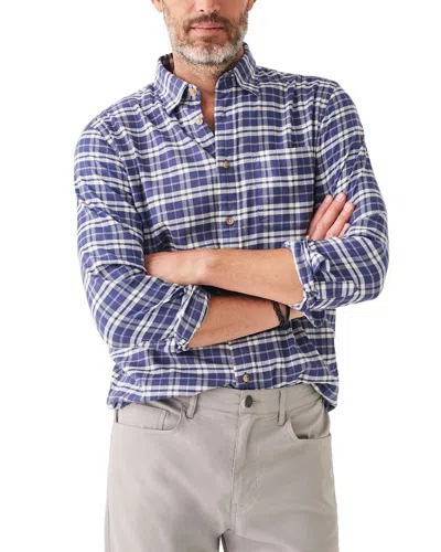 Faherty The All Time Shirt In Blue