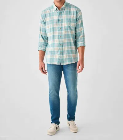 Faherty The All Time Shirt In Westport Plaid In Green