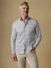 Faherty The Movement Long Sleeve Button Down Shirt In Blue