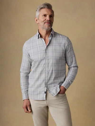 Faherty The Movement Long Sleeve Button Down Shirt In Blue
