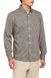 Faherty The Movement Button-up Shirt In Brown