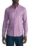 Faherty The Movement Button-up Shirt In Blue Rose Gingham