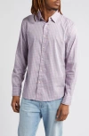 Faherty The Movement Button-up Shirt In Lakeside Rose Plaid