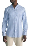 Faherty The Movement Button-up Shirt In Light Blue Gingham