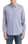 Faherty The Movement Button-up Shirt In Lilac Waters Gingham