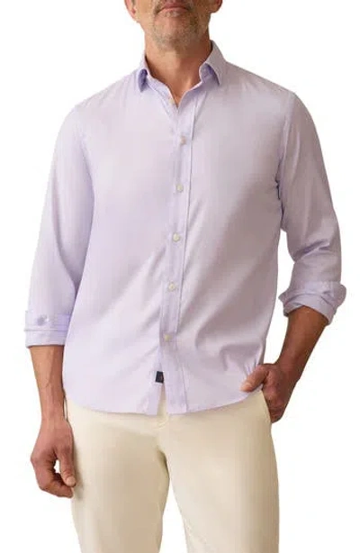 Faherty The Movement Button-up Shirt In Pink