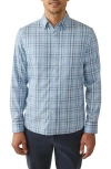 Faherty The Movement Button-up Shirt In Blue