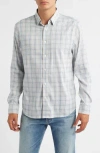 Faherty The Movement Button-up Shirt In Gray
