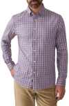 Faherty The Movement Button-up Shirt In Purple