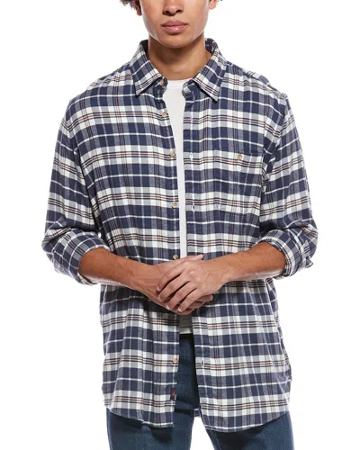 Faherty The Movement Flannel Shirt (tall) In Blue