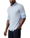 Faherty The Movement Long Sleeve Button Down Shirt In Blue