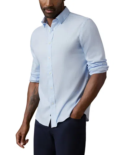 Faherty The Movement Long Sleeve Button Down Shirt In Blue