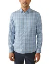 Faherty The Movement Long Sleeve Button Down Shirt In Rocky Lake Plaid