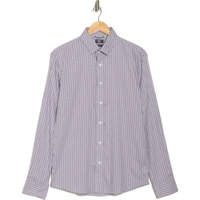 Faherty The Movement Plaid Button-up Shirt In Gray