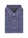 Faherty The Movement Plaid-pattern Shirt In Blue