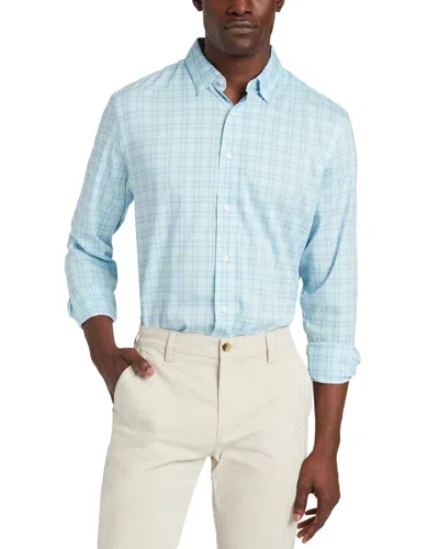 Faherty The Movement Shirt In Metallic