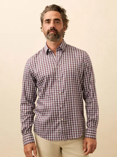 Faherty The Movement Shirt In Purple
