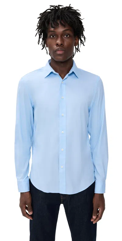 Faherty The Movement Shirt Azure Sky In Blue
