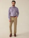 Faherty The Movement Shirt In Berry Skies Check