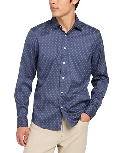 Faherty The Movement Shirt In Blue