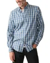 Faherty The Movement Shirt In Blue