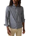 Faherty The Movement Button-up Shirt In Blue