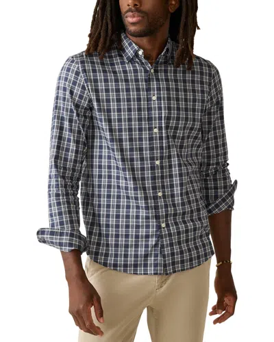 Faherty The Movement Button-up Shirt In Blue