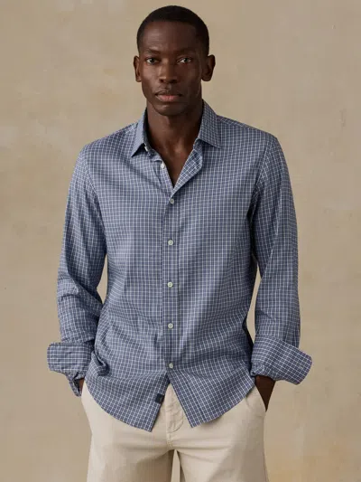 Faherty The Movement Shirt In Blue