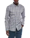 Faherty The Movement Shirt In Gray