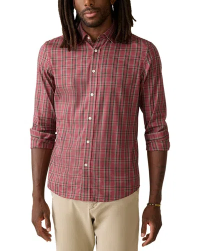 Faherty The Movement Button-up Shirt In Pink