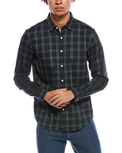 Faherty The Movement Shirt In Green