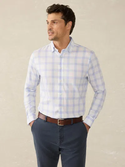 Faherty The Movement Shirt In Iris River Plaid