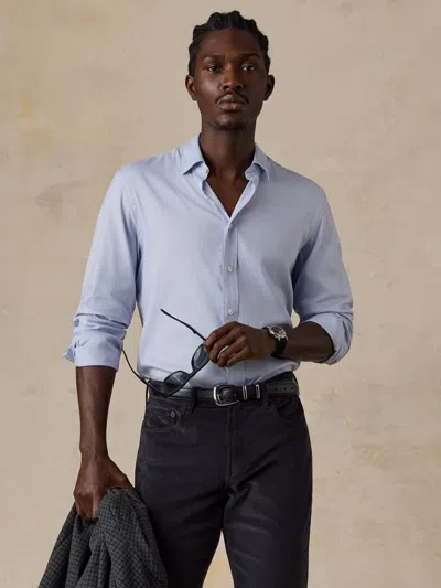 Faherty The Movement Shirt In Blue