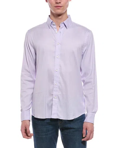 Faherty The Movement Shirt In Purple