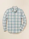 Faherty The Movement Shirt In Sky Shore Plaid