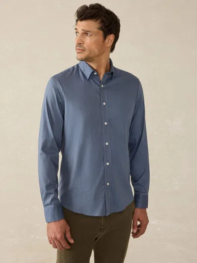 Faherty The Movement Shirt In Twilight Heather