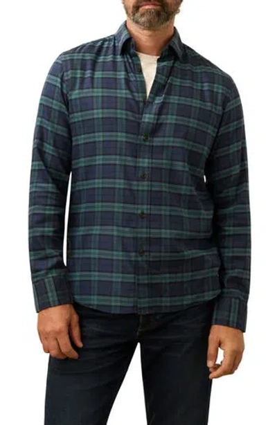 Faherty The Movement Stretch Cotton Blend Twill Button-up Shirt In Multi