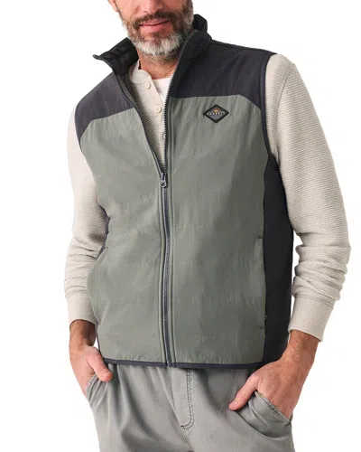 Faherty The Movement Vest In Gray