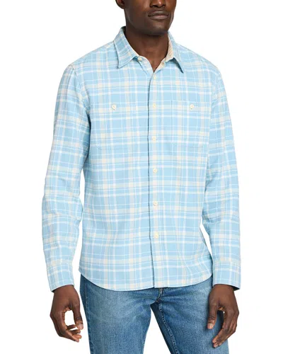Faherty The Surf Flannel Shirt In Brown