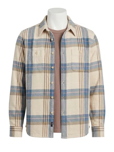Faherty The Surf Flannel Shirt In Spring Evening In Multi