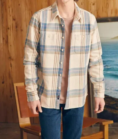 Faherty Surf Flannel Shirt In Spring Evening