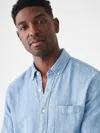 Faherty The Tried And True Shirt In Vintage Indigo