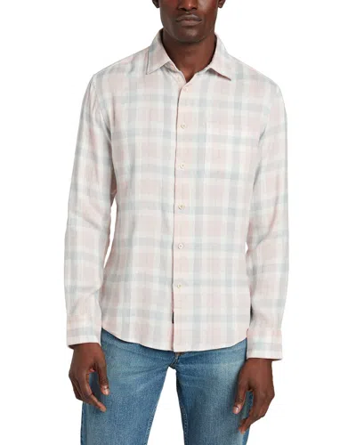 Faherty The Weekend Linen-blend Shirt In Neutral