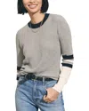 Faherty Throwback Crew Cashmere-blend Top