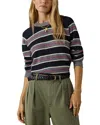 Faherty Throwback Waffle Sweater In Multi
