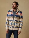 Faherty Thunder Voice Eagle Cardigan In Multi