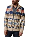 Faherty Thunder Voice Eagle Cardigan In Multi