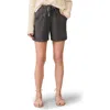 Faherty Topanga Drape Pull-on Shorts In Black