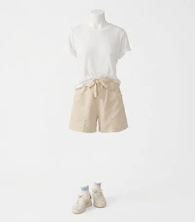 Faherty Topanga Drape Shorts In Wheaten In Brown