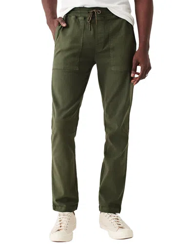 Faherty Traveler Pant In Green